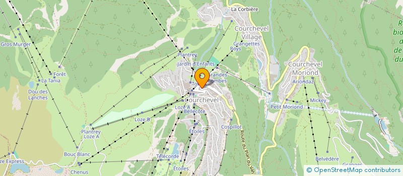 localisation de l'entreprise MONSIEUR ALAN HUTCHISON à COURCHEVEL