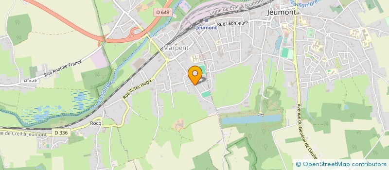 localisation de l'entreprise MONSIEUR ALAN JENARD  MARPENT