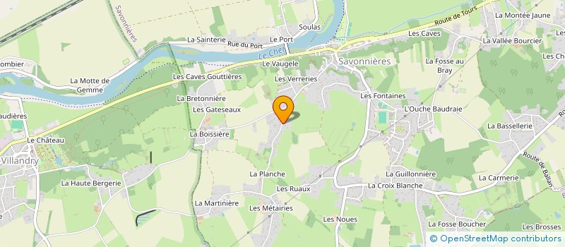 localisation de l'entreprise MONSIEUR ALAN JOUSSET  SAVONNIERES