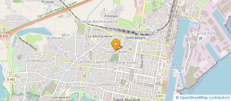 localisation de l'entreprise MONSIEUR ALAN JUDEAUX à SAINT-NAZAIRE