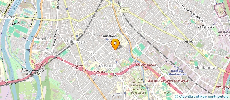 localisation de l'entreprise MONSIEUR ALAN KADZIOLKA  TOULOUSE