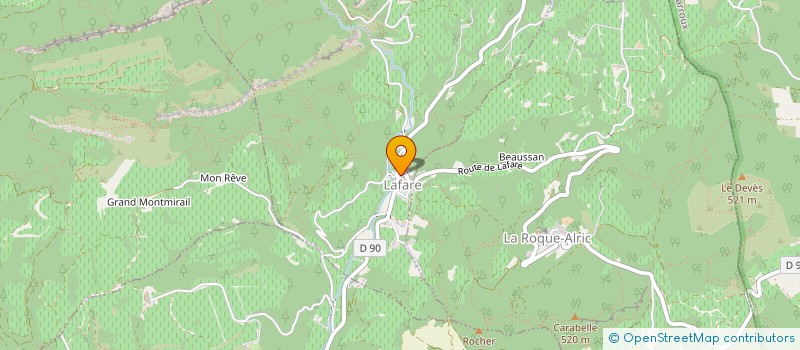 localisation de l'entreprise MONSIEUR ALAN KWONG-HING  LA ROQUE-ALRIC