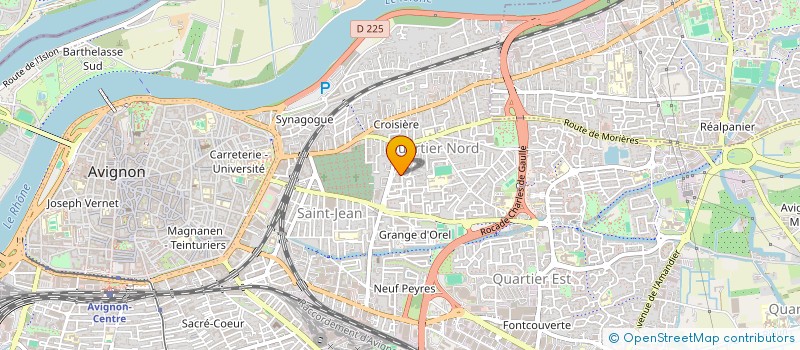 localisation de l'entreprise MONSIEUR ALAN LAMBERT  AVIGNON