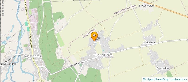 localisation de l'entreprise MONSIEUR ALAN LAMY  GOUPIL-OTHON