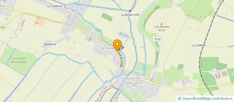localisation de l'entreprise MONSIEUR ALAN LANGRIDGE à VOUILLE-LES-MARAIS