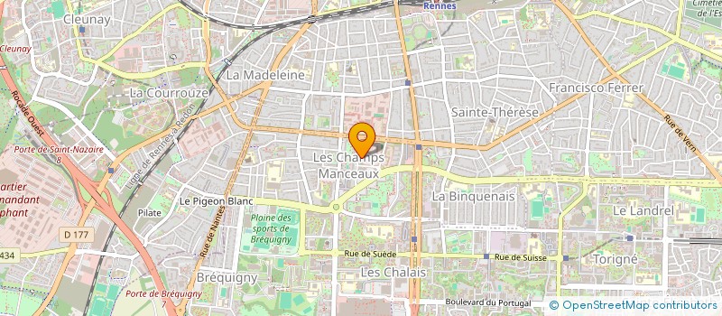 localisation de l'entreprise MONSIEUR ALAN LE COANT  RENNES