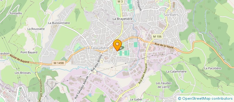 localisation de l'entreprise MONSIEUR ALAN LE FLOCH  LA TALAUDIERE