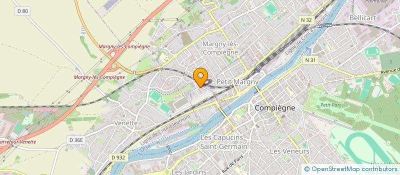 localisation de l'entreprise MONSIEUR ALAN LE SCOEZEC à MARGNY-LES-COMPIEGNE