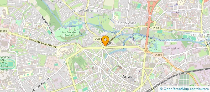 localisation de l'entreprise MONSIEUR ALAN LECIGNE à ARRAS