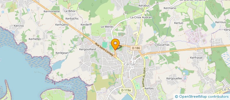 localisation de l'entreprise MONSIEUR ALAN LECLERE  CARNAC