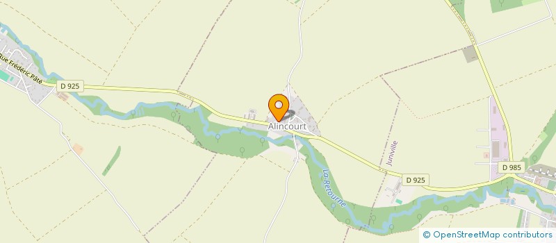 localisation de l'entreprise MONSIEUR ALAN LEFEBVRE  ALINCOURT