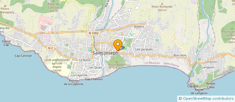 localisation de l'entreprise MONSIEUR ALAN LEFEVRE à SAINT-JOSEPH
