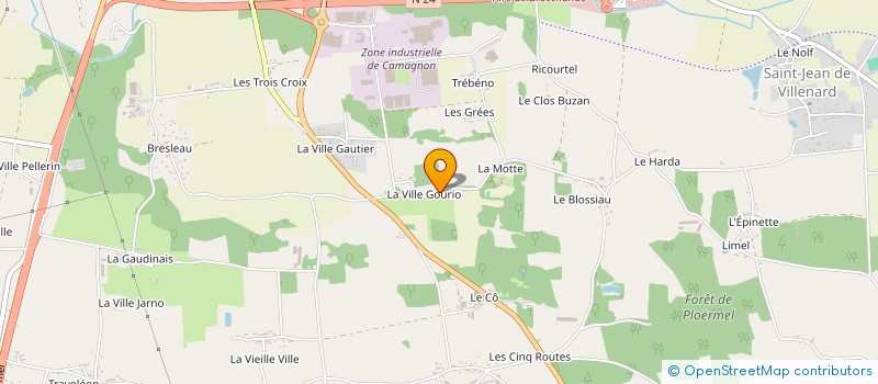 localisation de l'entreprise MONSIEUR ALAN LETENNEUR  PLOERMEL