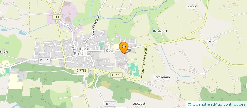 localisation de l'entreprise MONSIEUR ALAN LIMBOUR  SAINT-JEAN-BREVELAY