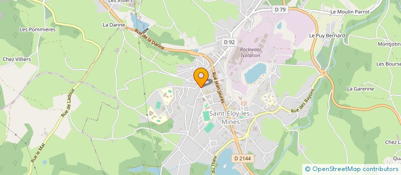 localisation de l'entreprise MONSIEUR ALAN LLOPIS  SAINT-ELOY-LES-MINES