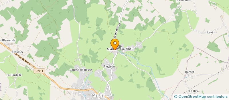 localisation de l'entreprise MONSIEUR ALAN MACKAY  MARTIEL