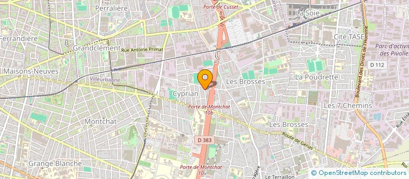 localisation de l'entreprise MONSIEUR ALAN MAGALHAES BARBOSA  VILLEURBANNE