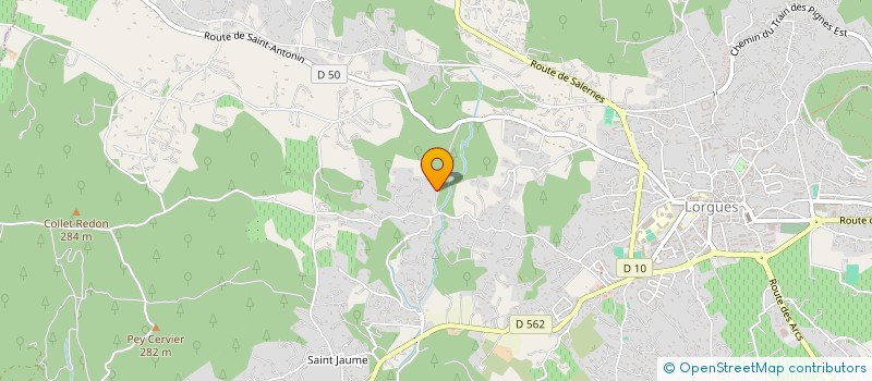 localisation de l'entreprise MONSIEUR ALAN MALGONNE  LORGUES