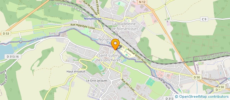 localisation de l'entreprise MONSIEUR ALAN MERCADIER à SAINT-LUBIN-DES-JONCHERETS