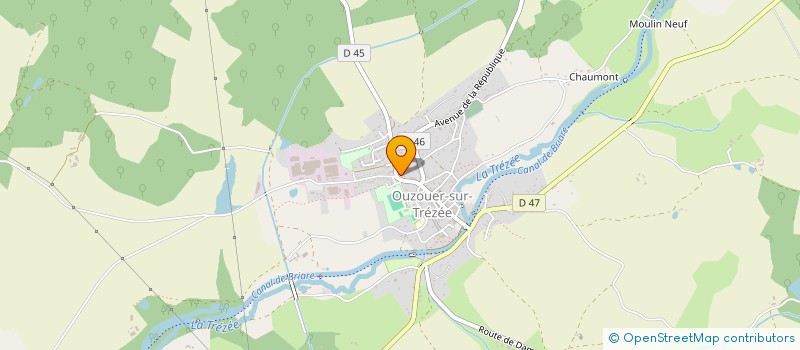 localisation de l'entreprise MONSIEUR ALAN MEURISSE à OUZOUER-SUR-TREZEE