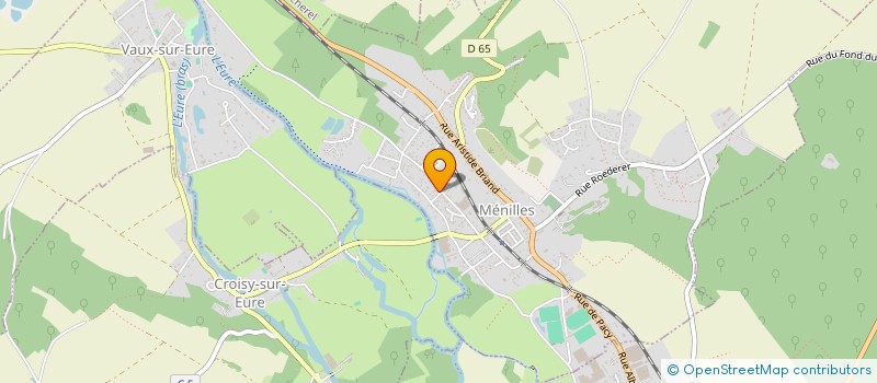 localisation de l'entreprise MONSIEUR ALAN MICHEL LIONNEL KAKOU  MENILLES