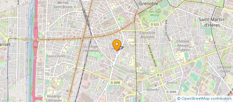 localisation de l'entreprise MONSIEUR ALAN MIDAVAINE  GRENOBLE