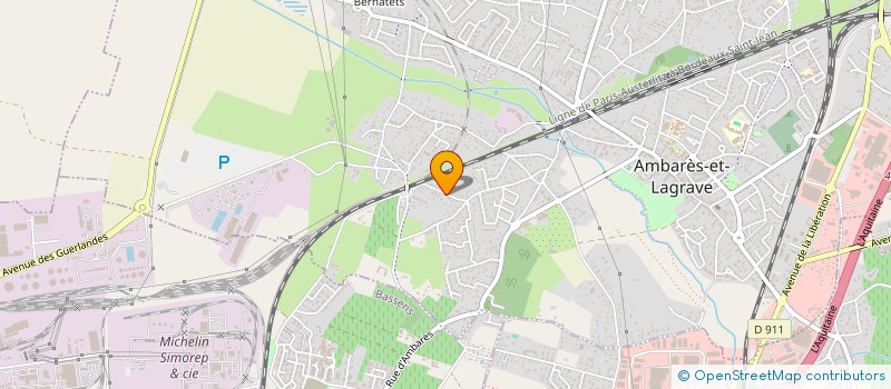 localisation de l'entreprise MONSIEUR ALAN MILLA RAMOS  AMBARES-ET-LAGRAVE