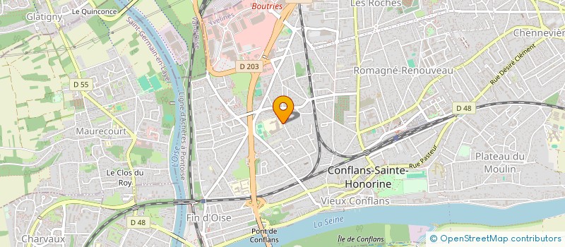 localisation de l'entreprise MONSIEUR ALAN MONTAGU  CONFLANS-SAINTE-HONORINE