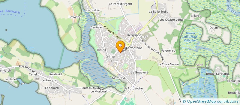 localisation de l'entreprise MONSIEUR ALAN MONTFORT à SENE