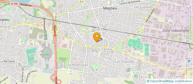 localisation de l'entreprise MONSIEUR ALAN MONTOYA  MEYZIEU