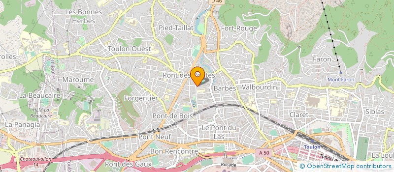 localisation de l'entreprise MONSIEUR ALAN MOUTOUKICHENIN  TOULON