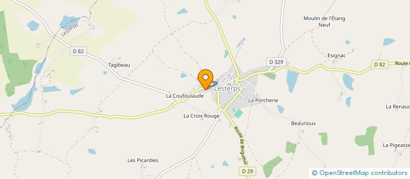 localisation de l'entreprise MONSIEUR ALAN NICHOLAS PEARCE à LESTERPS