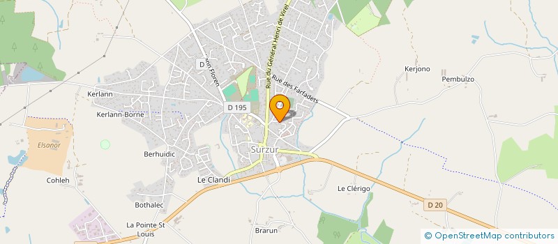 localisation de l'entreprise MONSIEUR ALAN NICOL  SURZUR