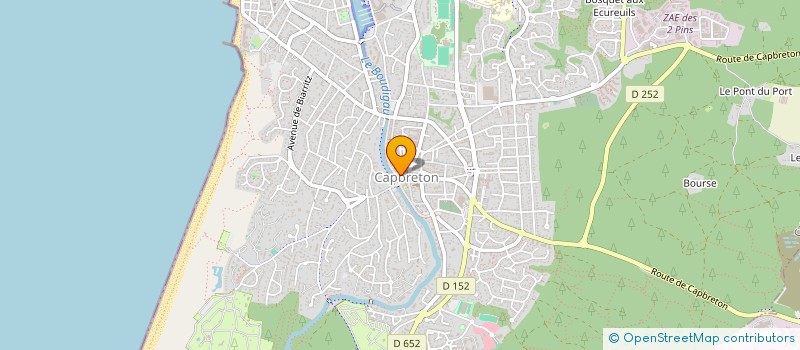 localisation de l'entreprise MONSIEUR ALAN OLIVO  CAPBRETON