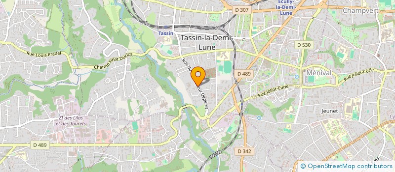 localisation de l'entreprise MONSIEUR ALAN PAQUIN  TASSIN-LA-DEMI-LUNE