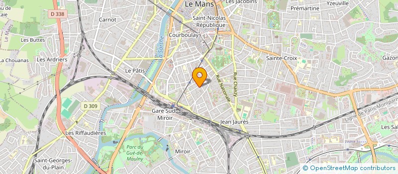 localisation de l'entreprise MONSIEUR ALAN PASQUIER  LE MANS