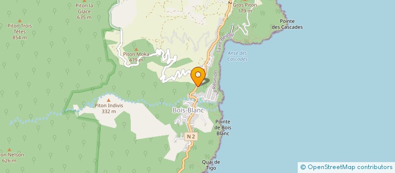 localisation de l'entreprise MONSIEUR ALAN PAYET  SAINTE-ROSE