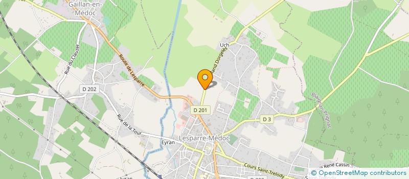 localisation de l'entreprise MONSIEUR ALAN PENASSOU  LESPARRE-MEDOC