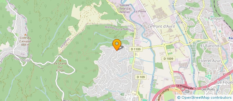 localisation de l'entreprise MONSIEUR ALAN PEREZ  MANDELIEU-LA-NAPOULE