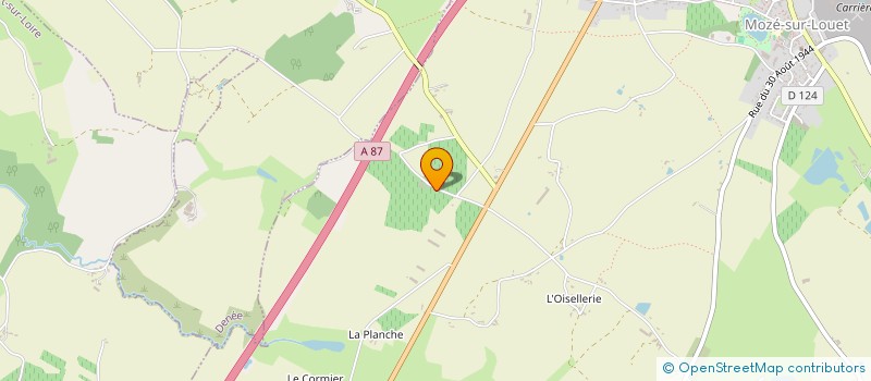 localisation de l'entreprise MONSIEUR ALAN PERON  LES GARENNES SUR LOIRE