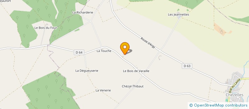 localisation de l'entreprise MONSIEUR ALAN PLAULT à CHEZELLES