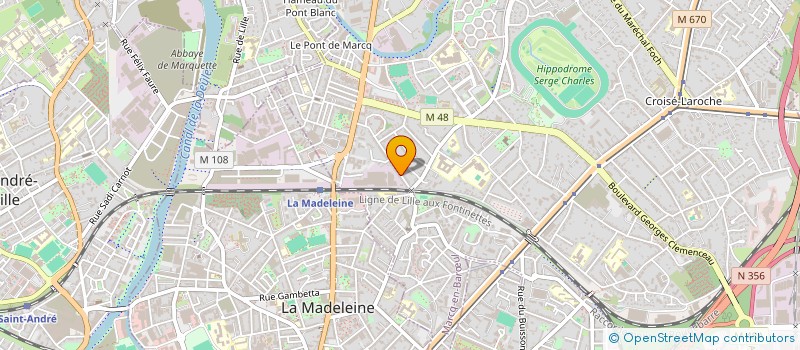localisation de l'entreprise MONSIEUR ALAN PONCET à MARCQ-EN-BARŒUL