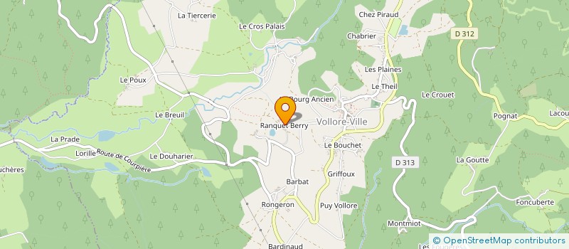 localisation de l'entreprise MONSIEUR ALAN POULAIN à AUBUSSON-D AUVERGNE