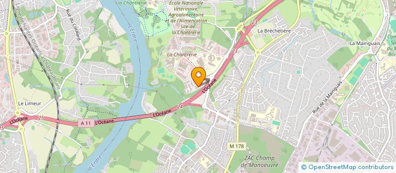 localisation de l'entreprise MONSIEUR ALAN POUX à NANTES