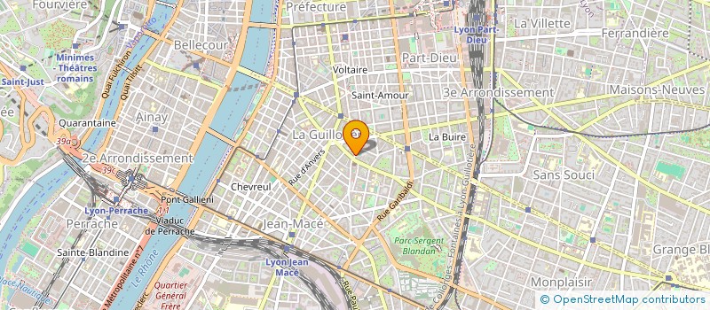 localisation de l'entreprise MONSIEUR ALAN PRADINES  LYON