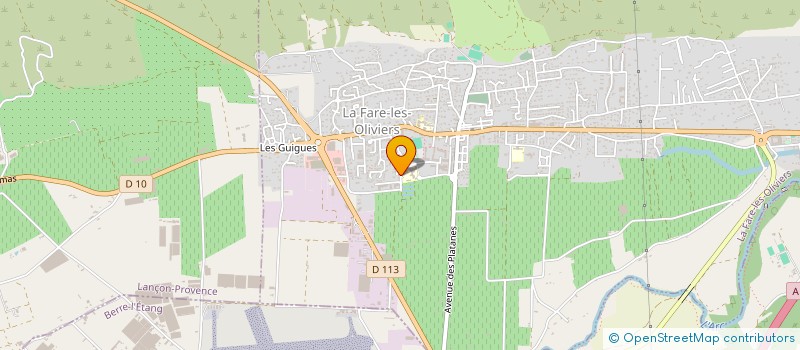 localisation de l'entreprise MONSIEUR ALAN REVEST  LA FARE-LES-OLIVIERS