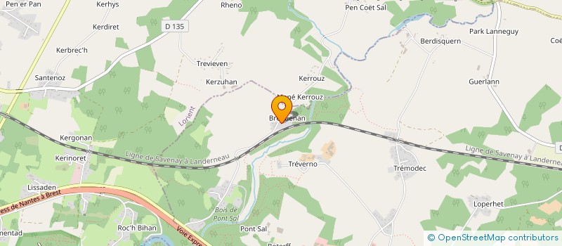 localisation de l'entreprise MONSIEUR ALAN REVOCAT  PLOUGOUMELEN