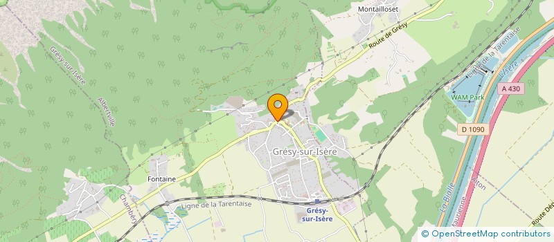 localisation de l'entreprise MONSIEUR ALAN ROBERT à GRESY-SUR-ISERE