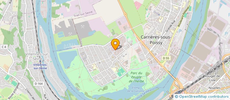 localisation de l'entreprise MONSIEUR ALAN ROBERT  CARRIERES-SOUS-POISSY