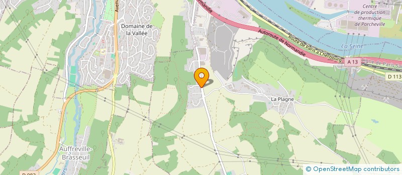 localisation de l'entreprise MONSIEUR ALAN ROCH  GUERVILLE